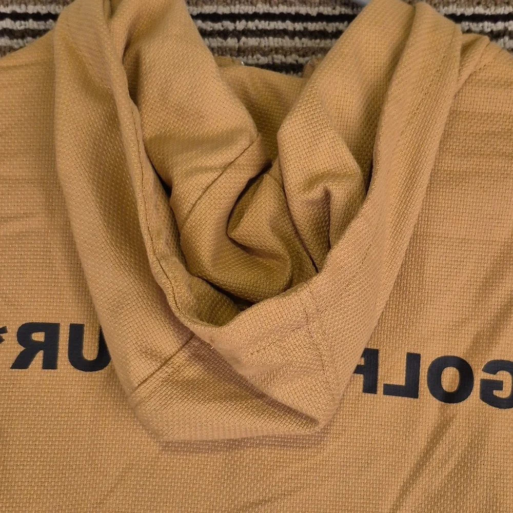 CONVERSE x Golf Le Fleur Anorak Tan Cotton Mens Small‎ Hoodie Pullover Jacket